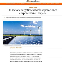 El sector energtico 'salva' las operaciones corporativas en Espaa